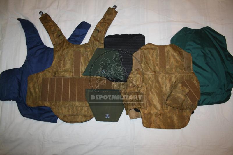 2002 FORT REDUT armor vest in sand-flora (FSB Alpha Nord-Ost Beslan)  [RESERVE] - DEPOTMILITARY.COM